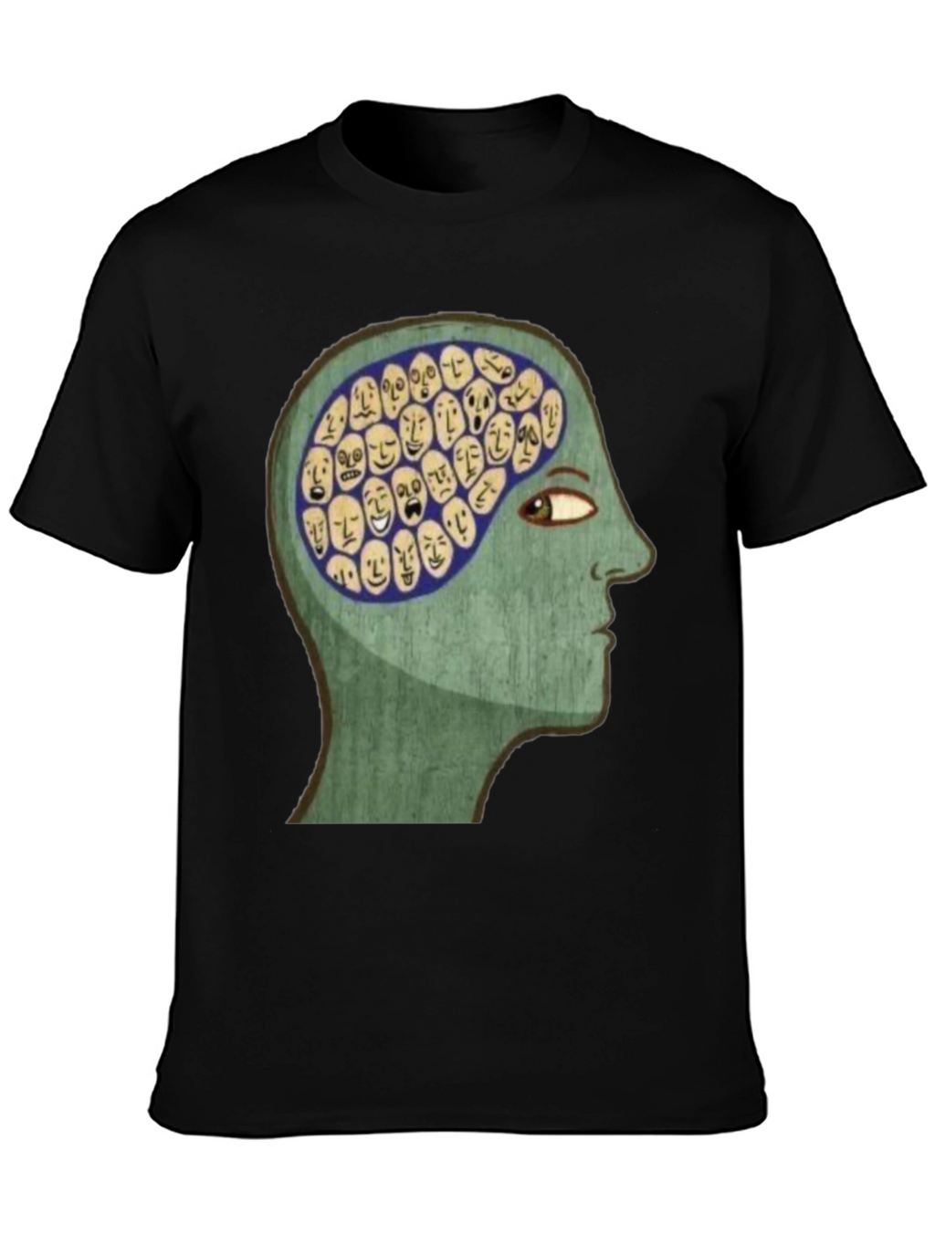 Thinking Faces Graphic T-Shirt