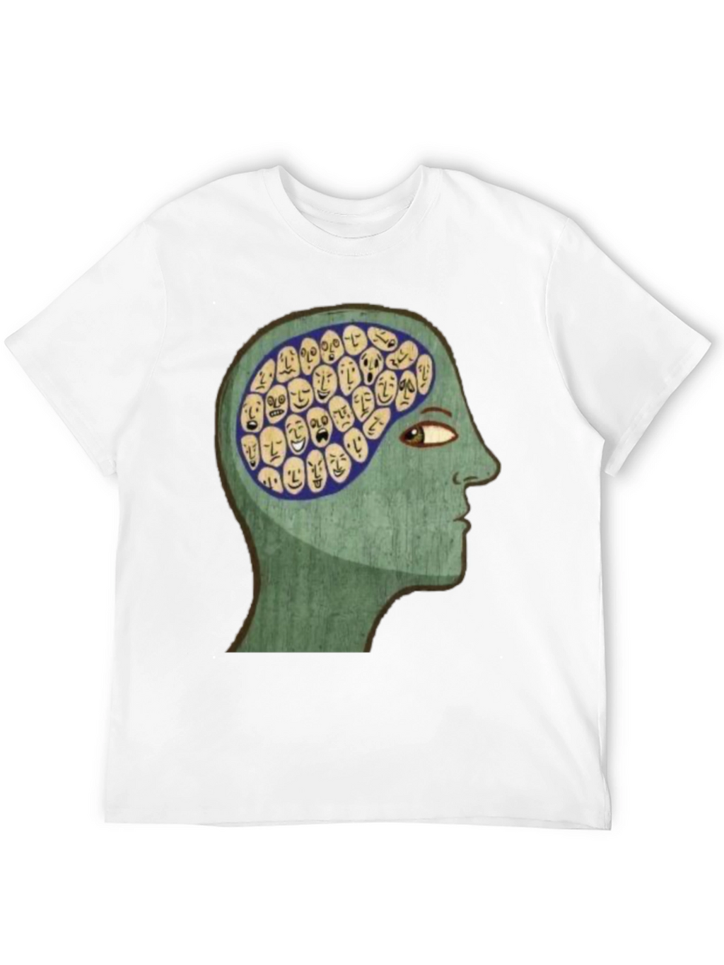 Thinking Faces Graphic T-Shirt