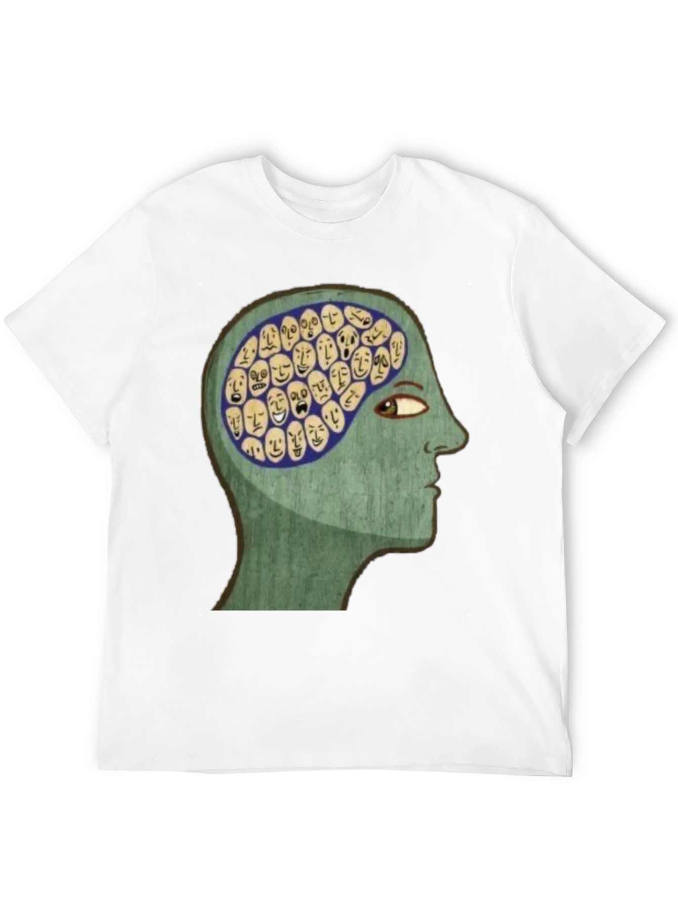 Thinking Faces Graphic T-Shirt