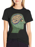 Thinking Faces Graphic T-Shirt