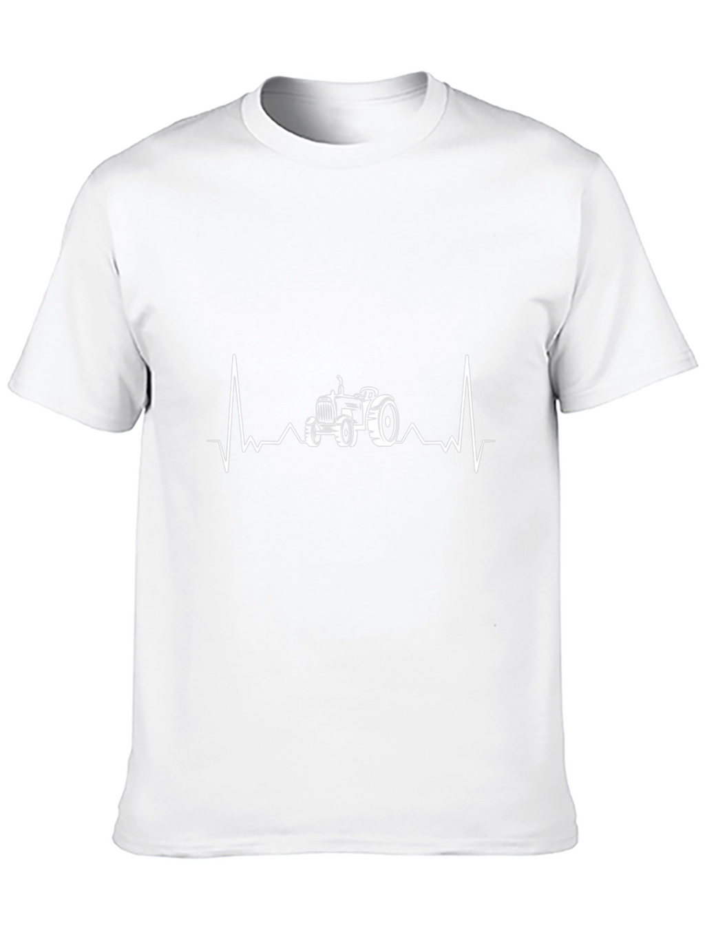 Tractor Heartbeat Graphic Tee - Black