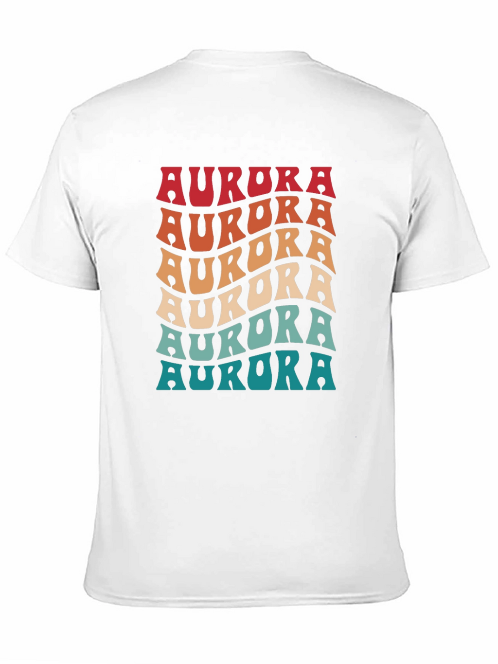 Retro Aurora T-Shirt - Groovy 70s Style