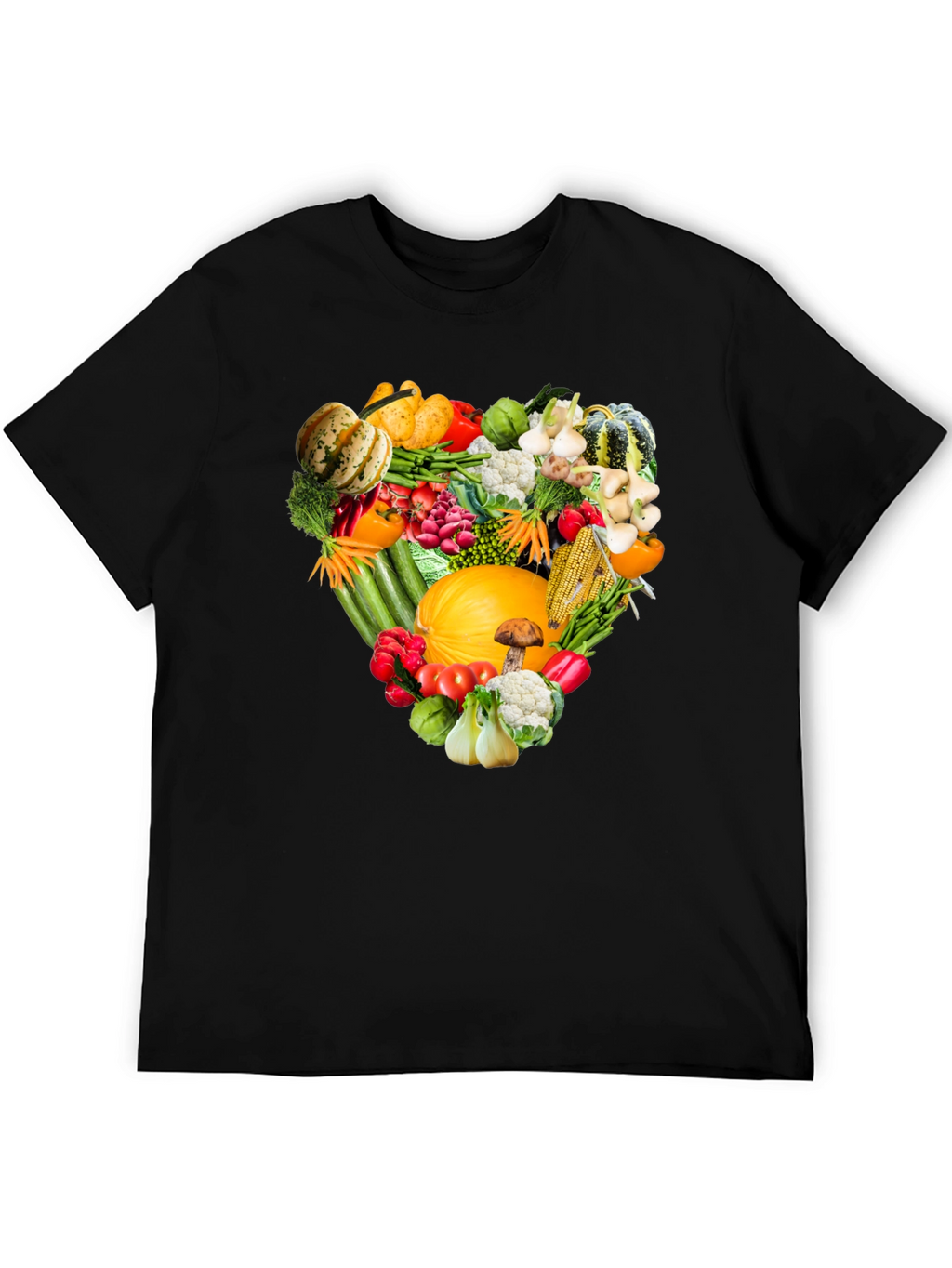 Veggie Heart Graphic Tee - Eat Your Greens!