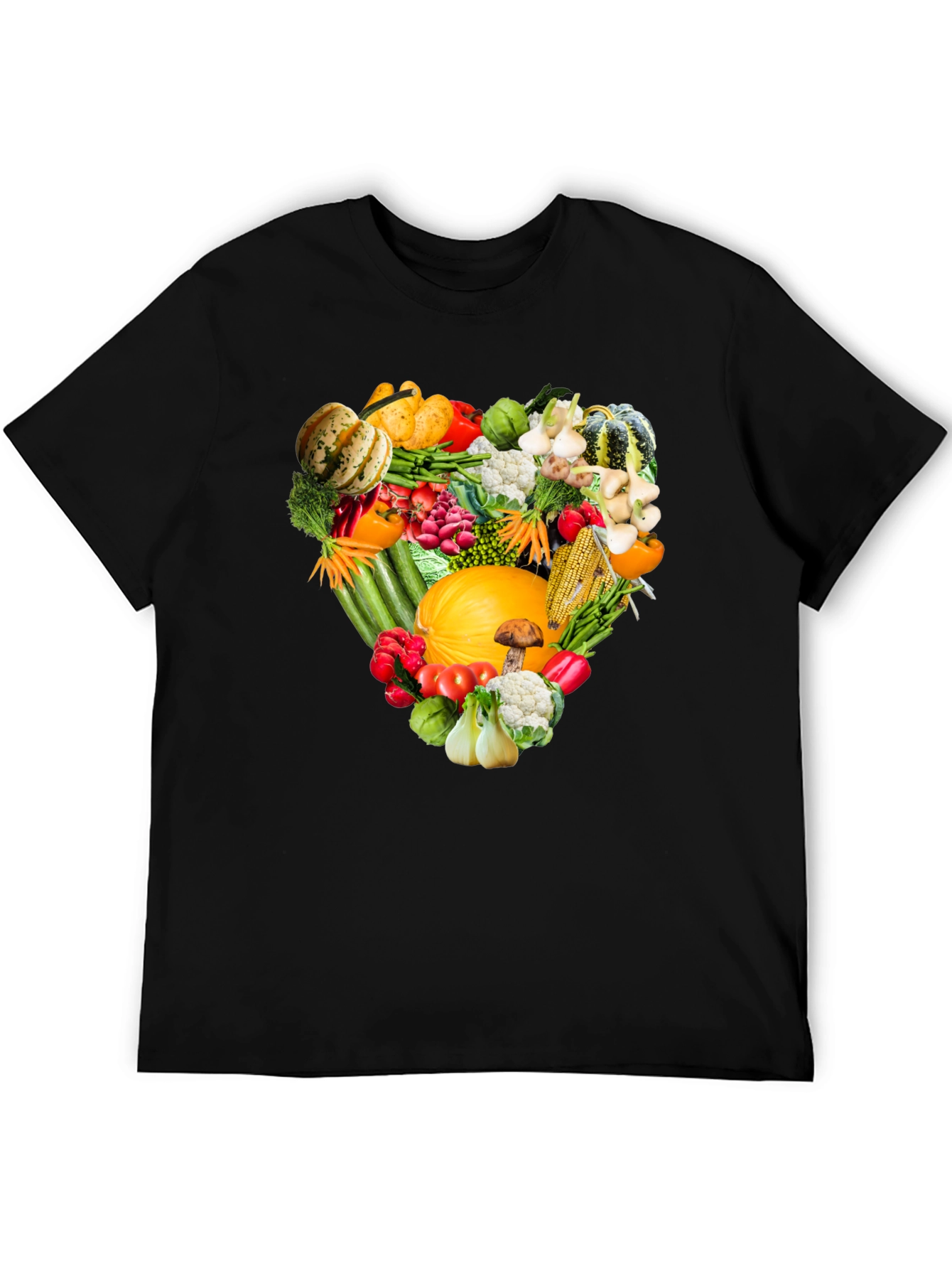 Veggie Heart Graphic Tee - Eat Your Greens!