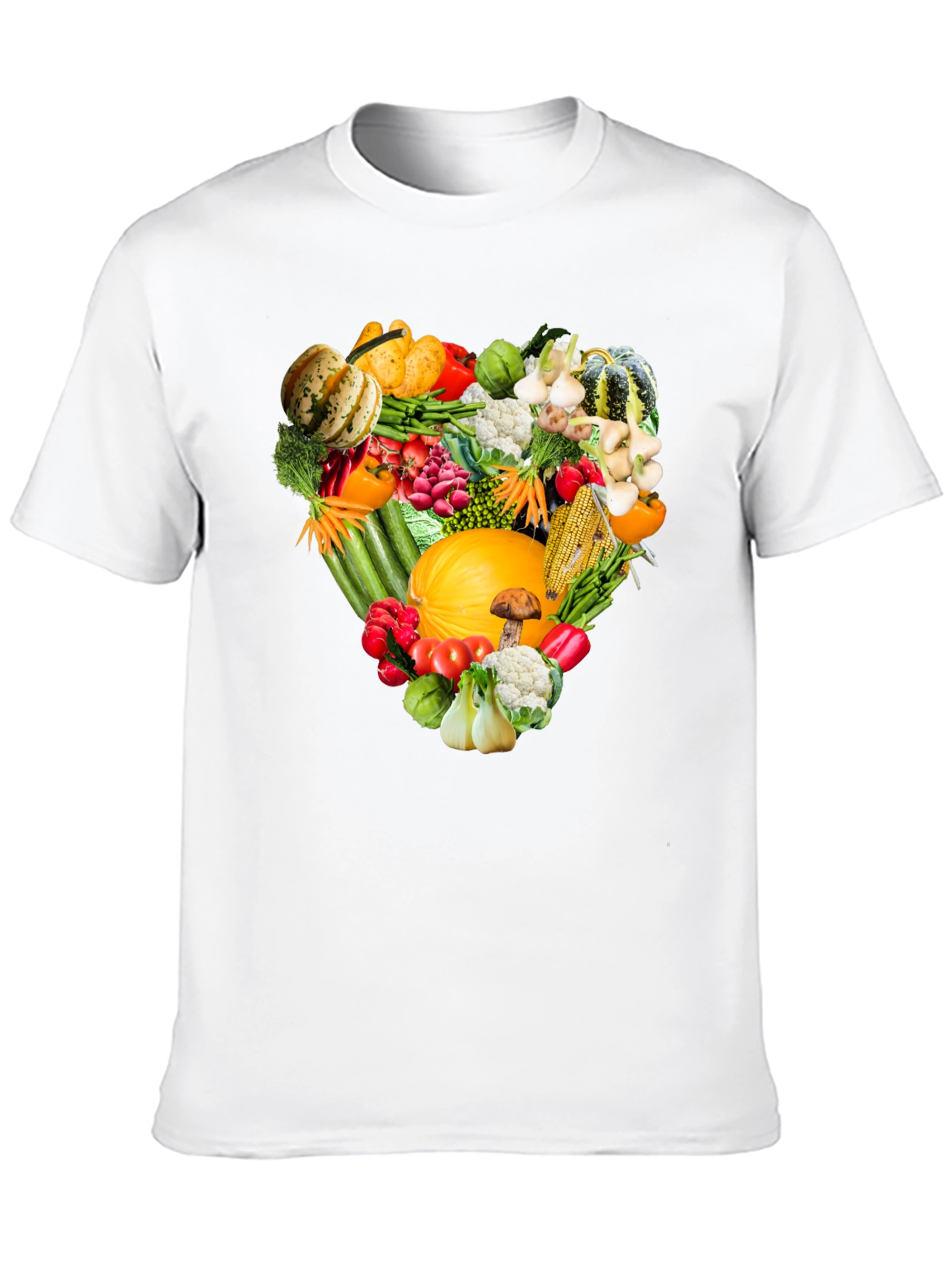 Veggie Heart Graphic Tee - Eat Your Greens!