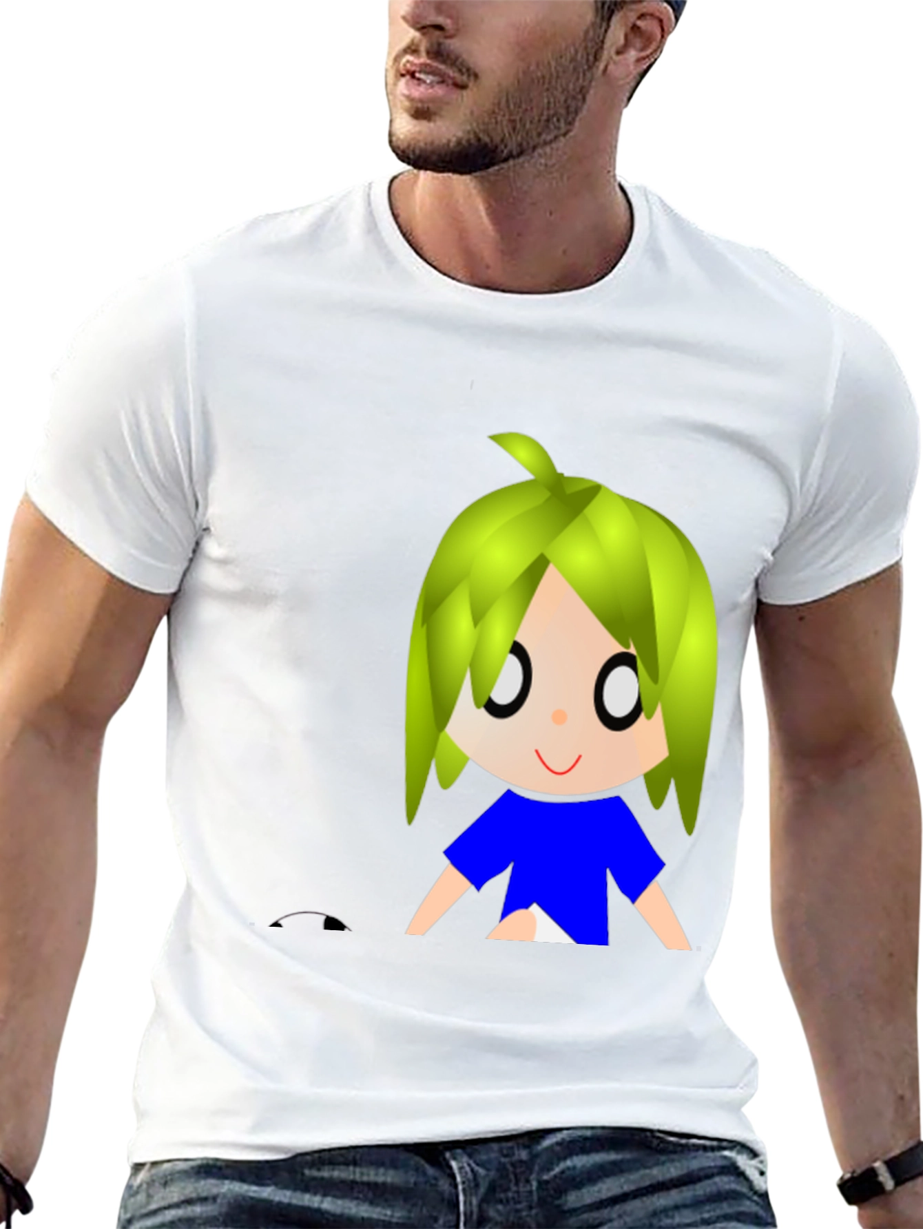 Anime Graphic Black T-Shirt