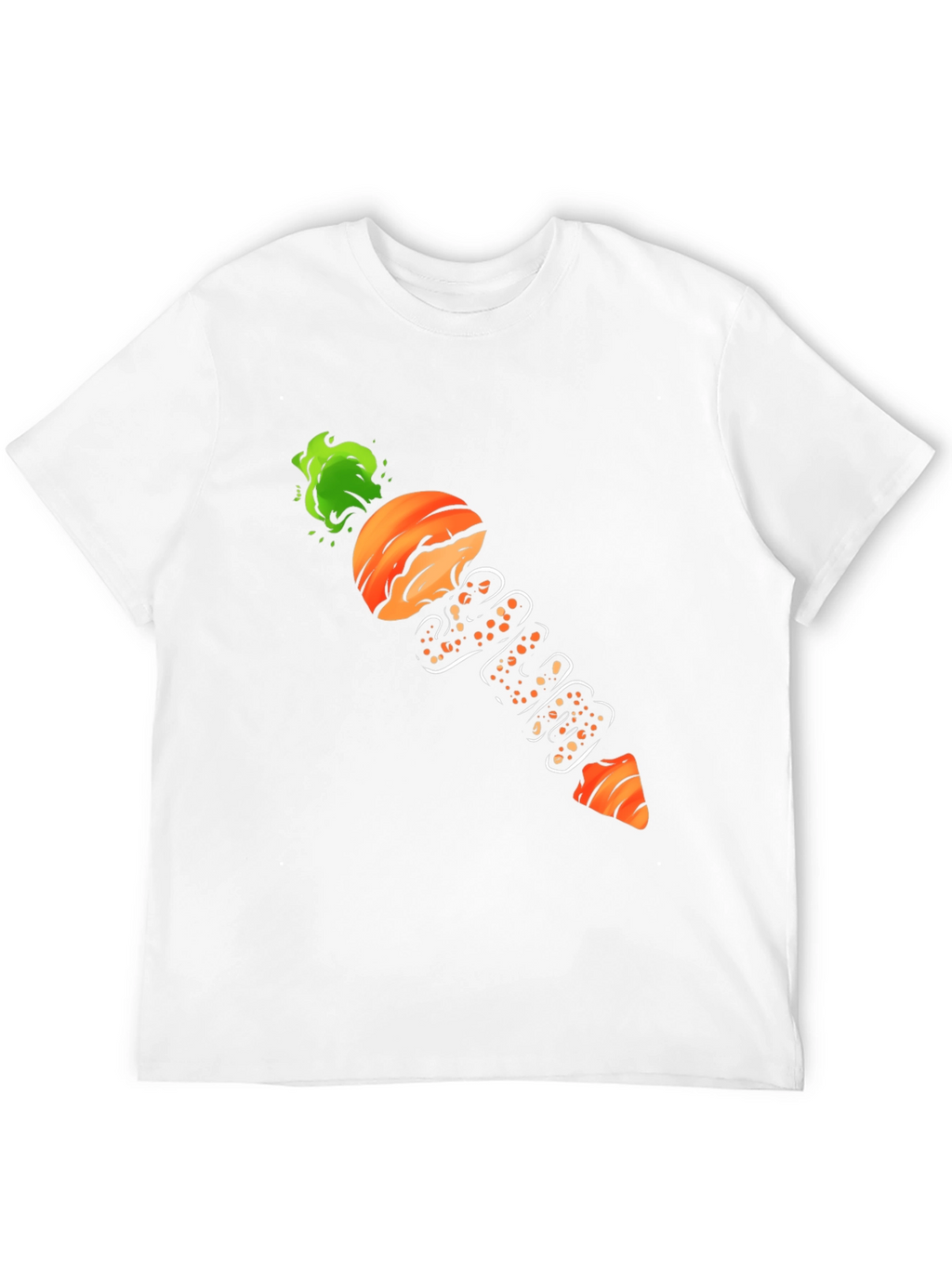 Sliced Carrot Graphic Tee - Black