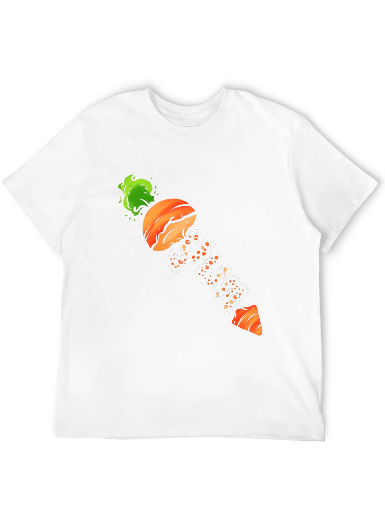 Sliced Carrot Graphic Tee - Black