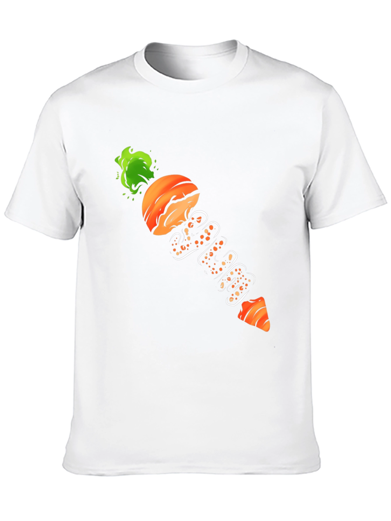 Sliced Carrot Graphic Tee - Black