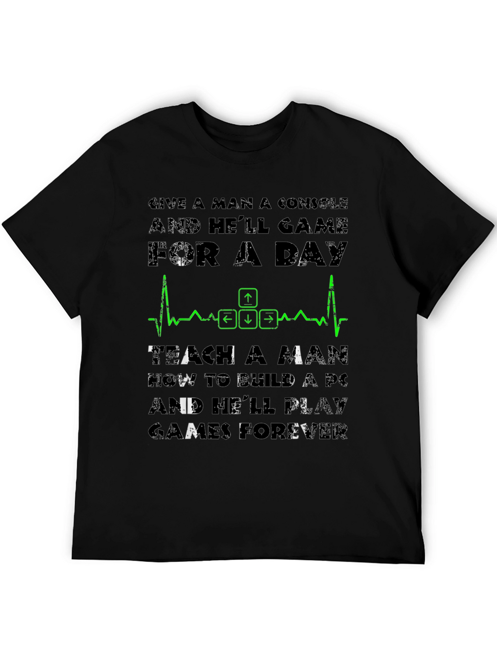 Gamer T-Shirt: Console vs PC Build