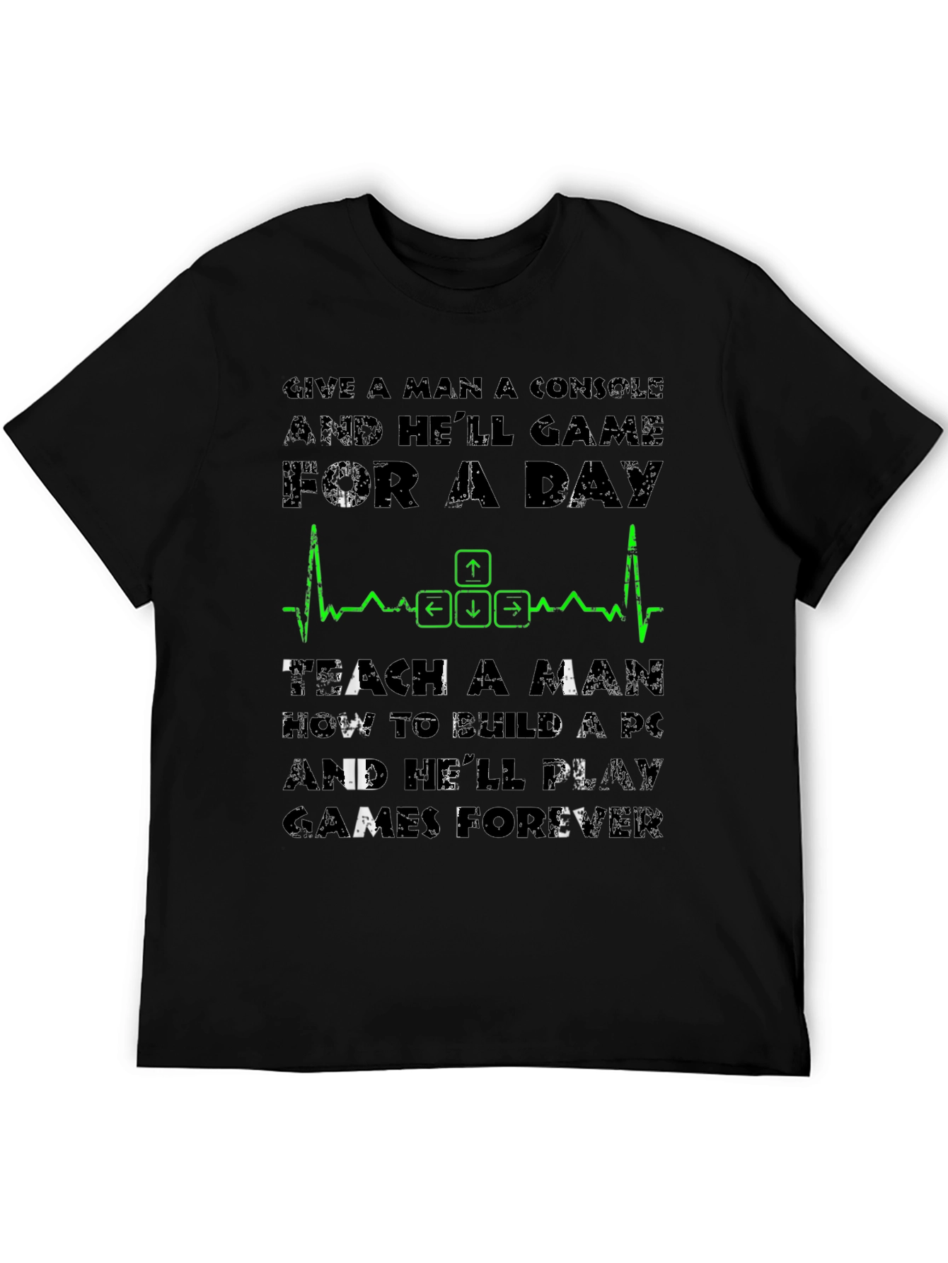 Gamer T-Shirt: Console vs PC Build