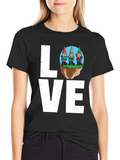 Gnome Love T-Shirt - Whimsical Garden Lover Tee