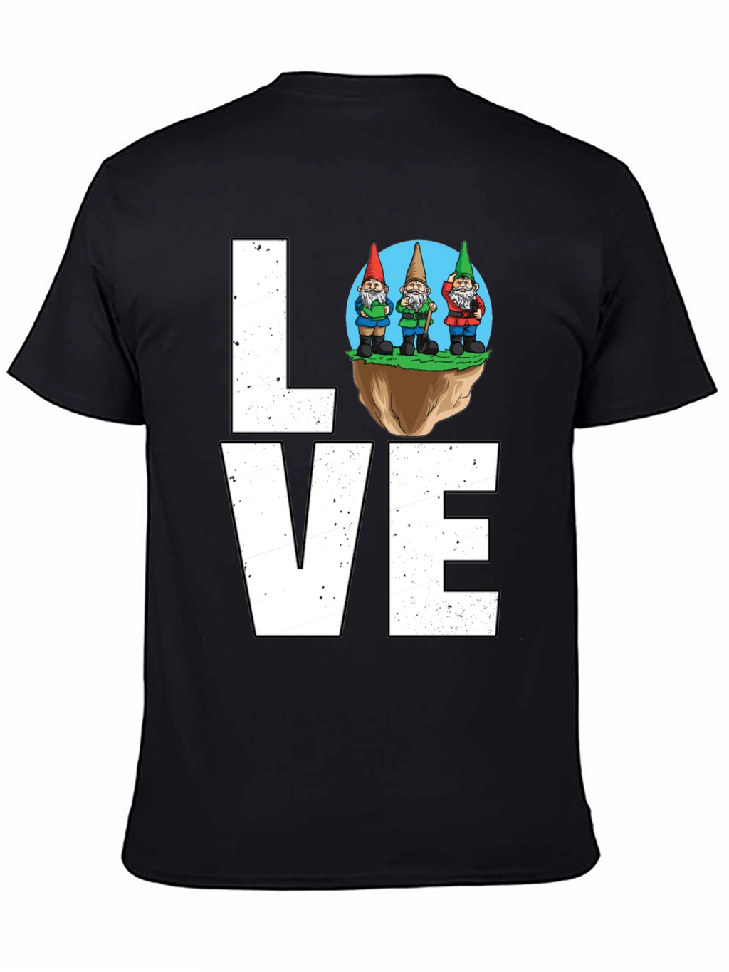 Gnome Love T-Shirt - Whimsical Garden Lover Tee