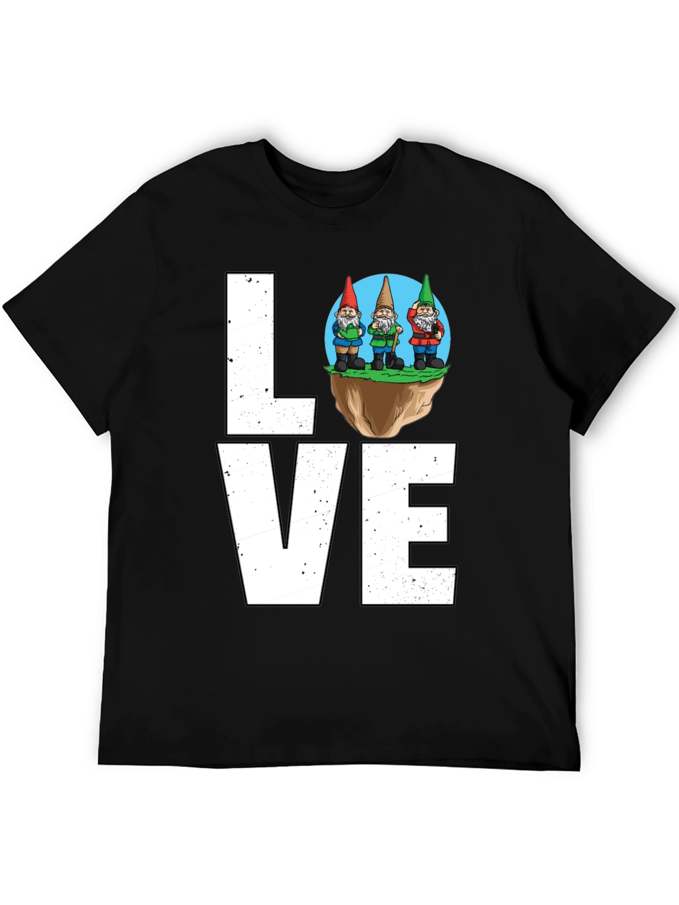 Gnome Love T-Shirt - Whimsical Garden Lover Tee