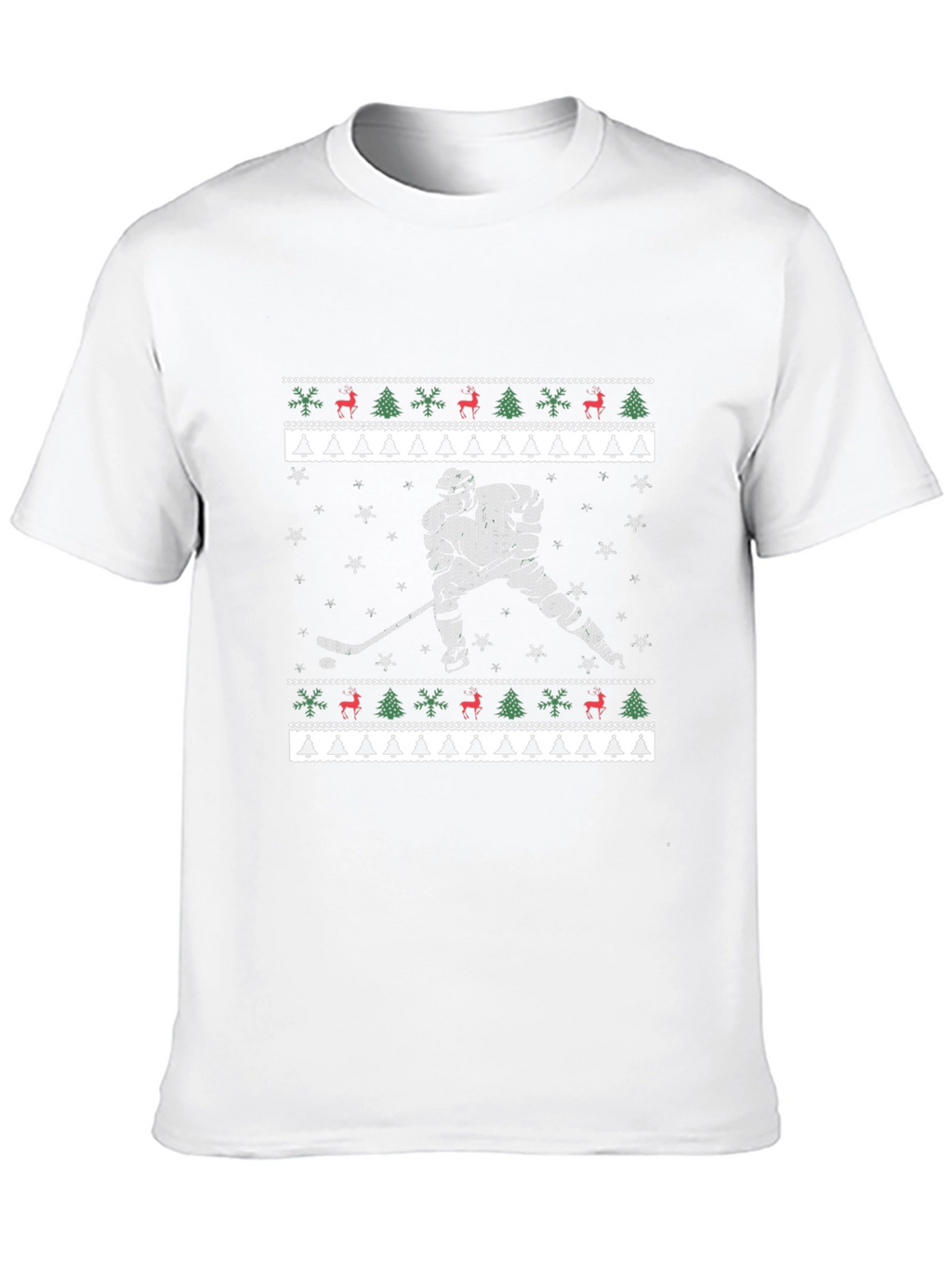 Ugly Christmas Hockey T-Shirt