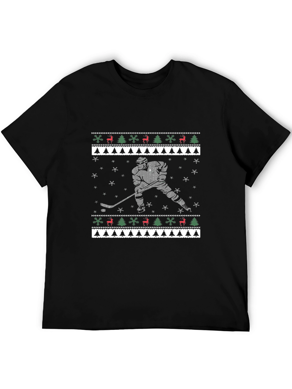 Ugly Christmas Hockey T-Shirt