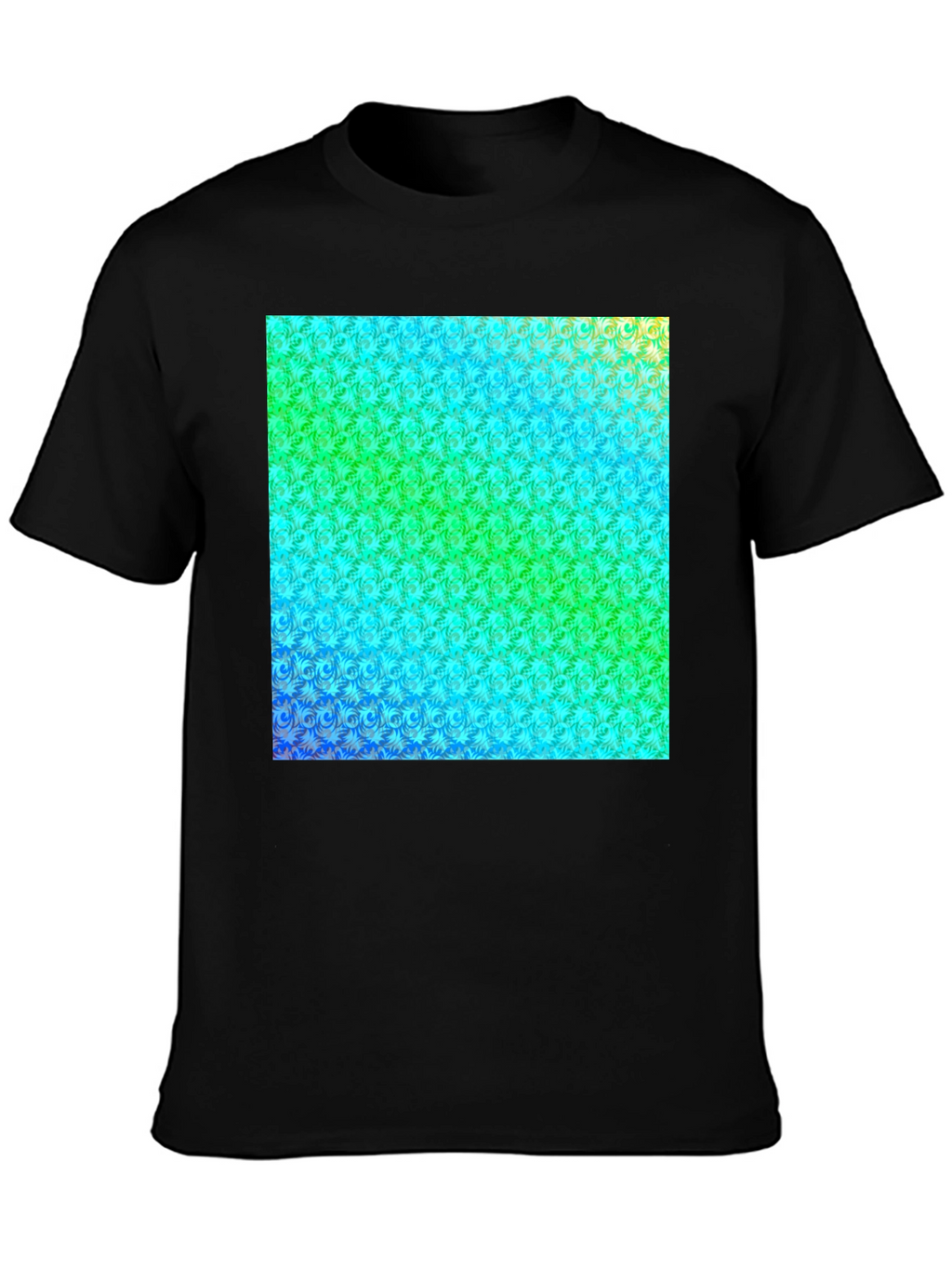 Vibrant Patterned Tee - Modern Graphic Design T-Shirt