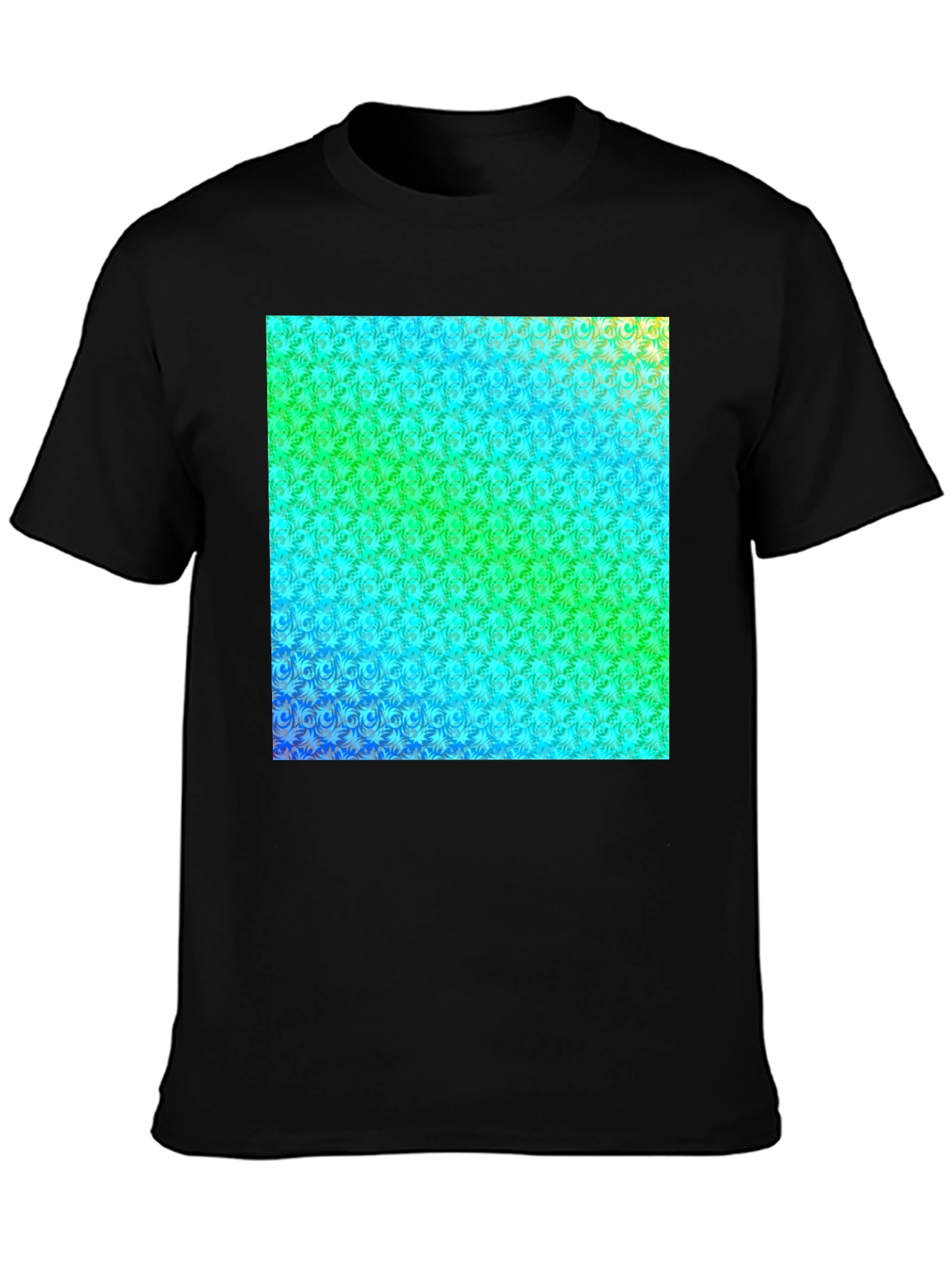Vibrant Patterned Tee - Modern Graphic Design T-Shirt