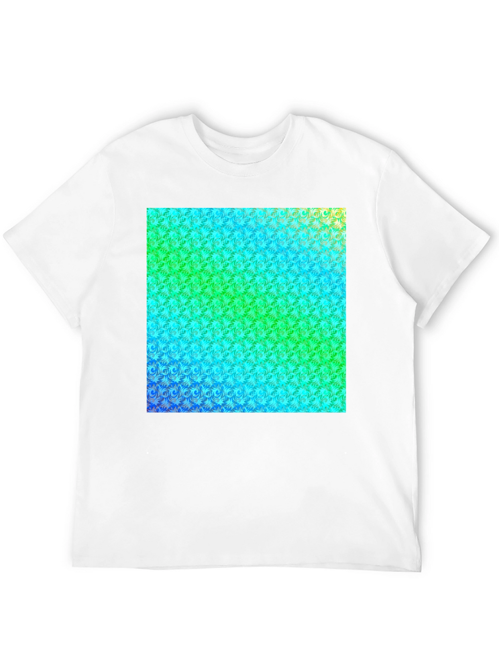 Vibrant Patterned Tee - Modern Graphic Design T-Shirt