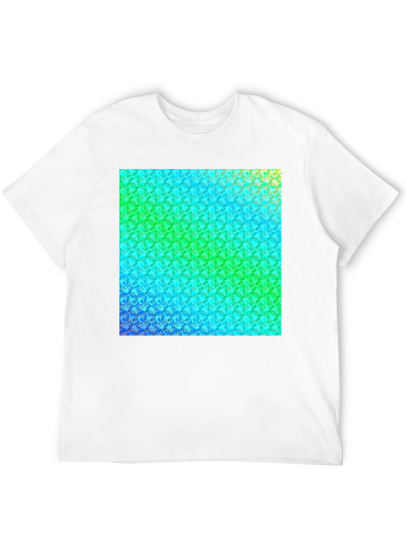 Vibrant Patterned Tee - Modern Graphic Design T-Shirt