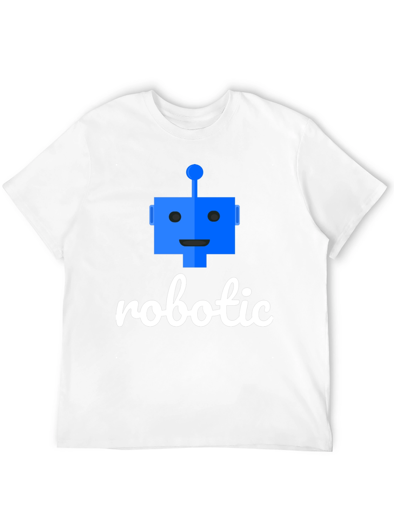 Robotic T-Shirt - Black Cotton Blend Tee