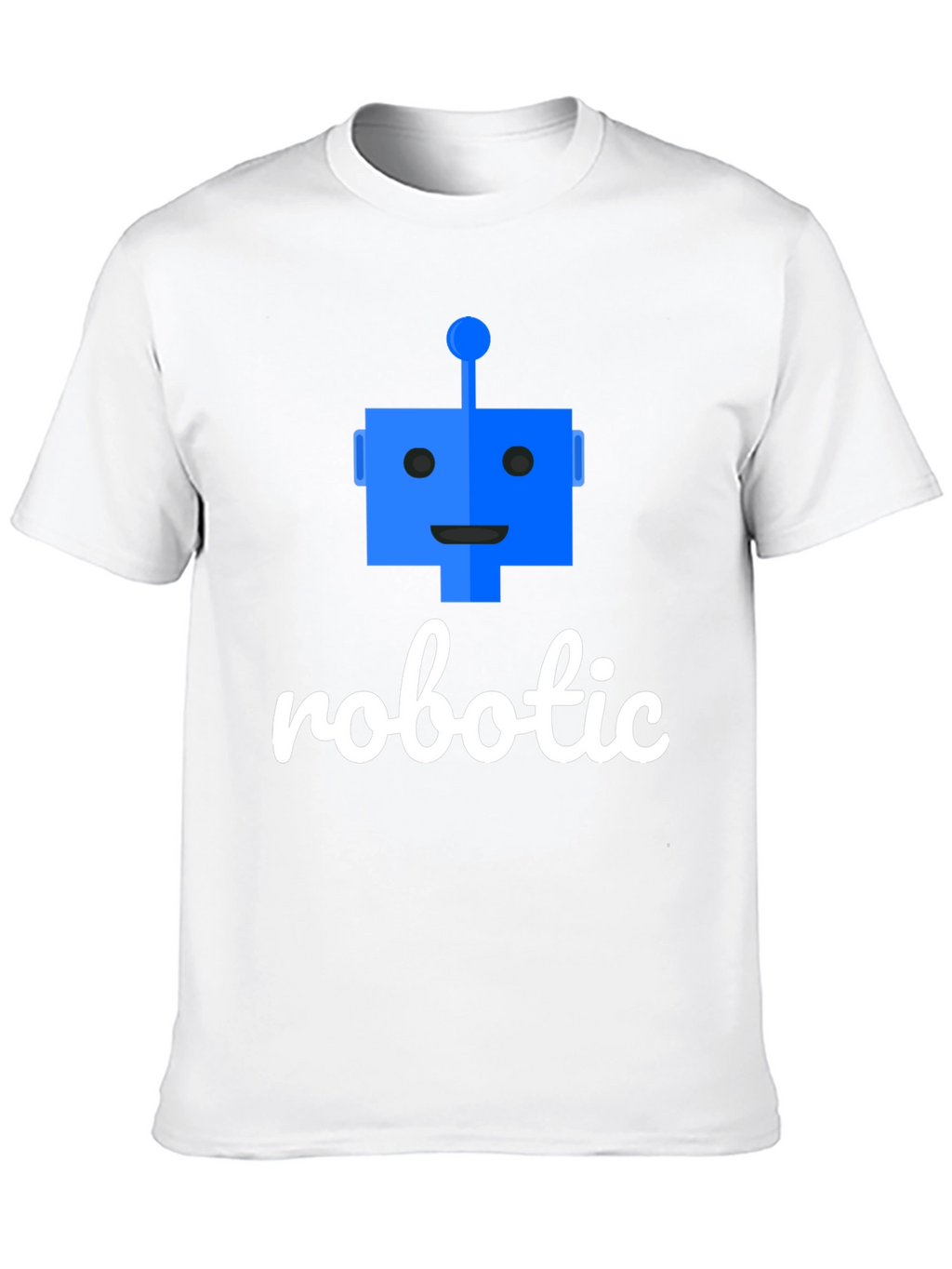 Robotic T-Shirt - Black Cotton Blend Tee