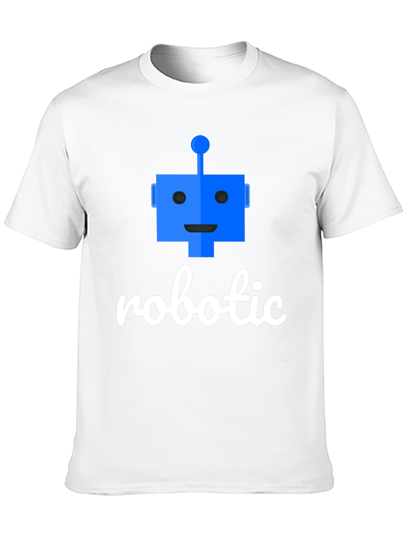 Robotic T-Shirt - Black Cotton Blend Tee