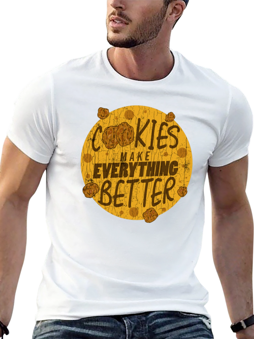 Cookies Make Everything Better Black Graphic Tee