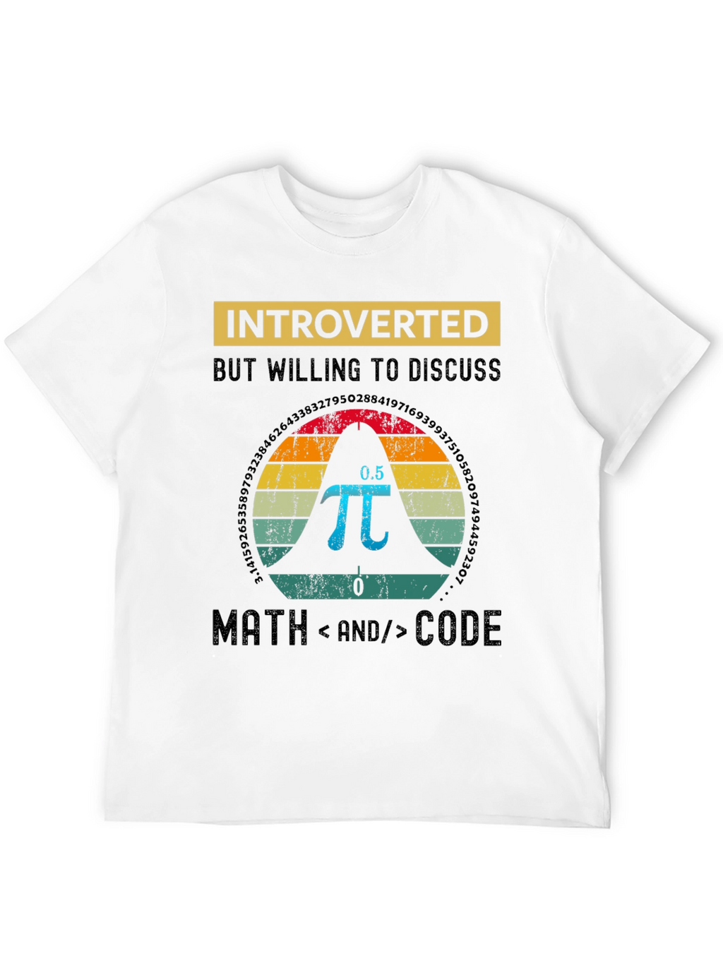 Introverted Math and Code T-Shirt
