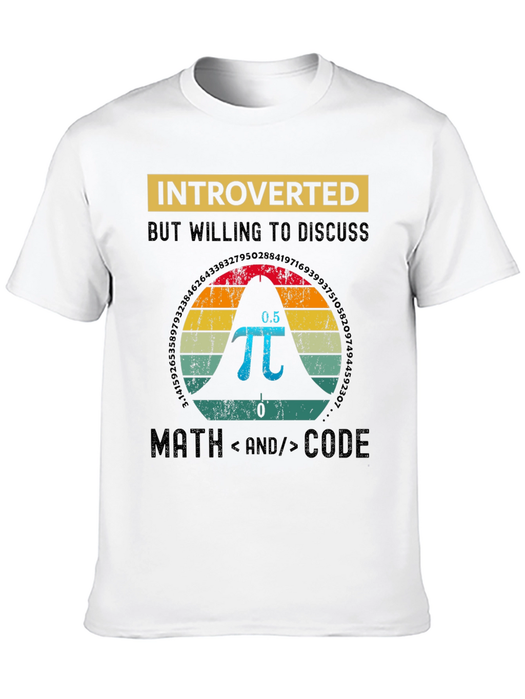 Introverted Math and Code T-Shirt