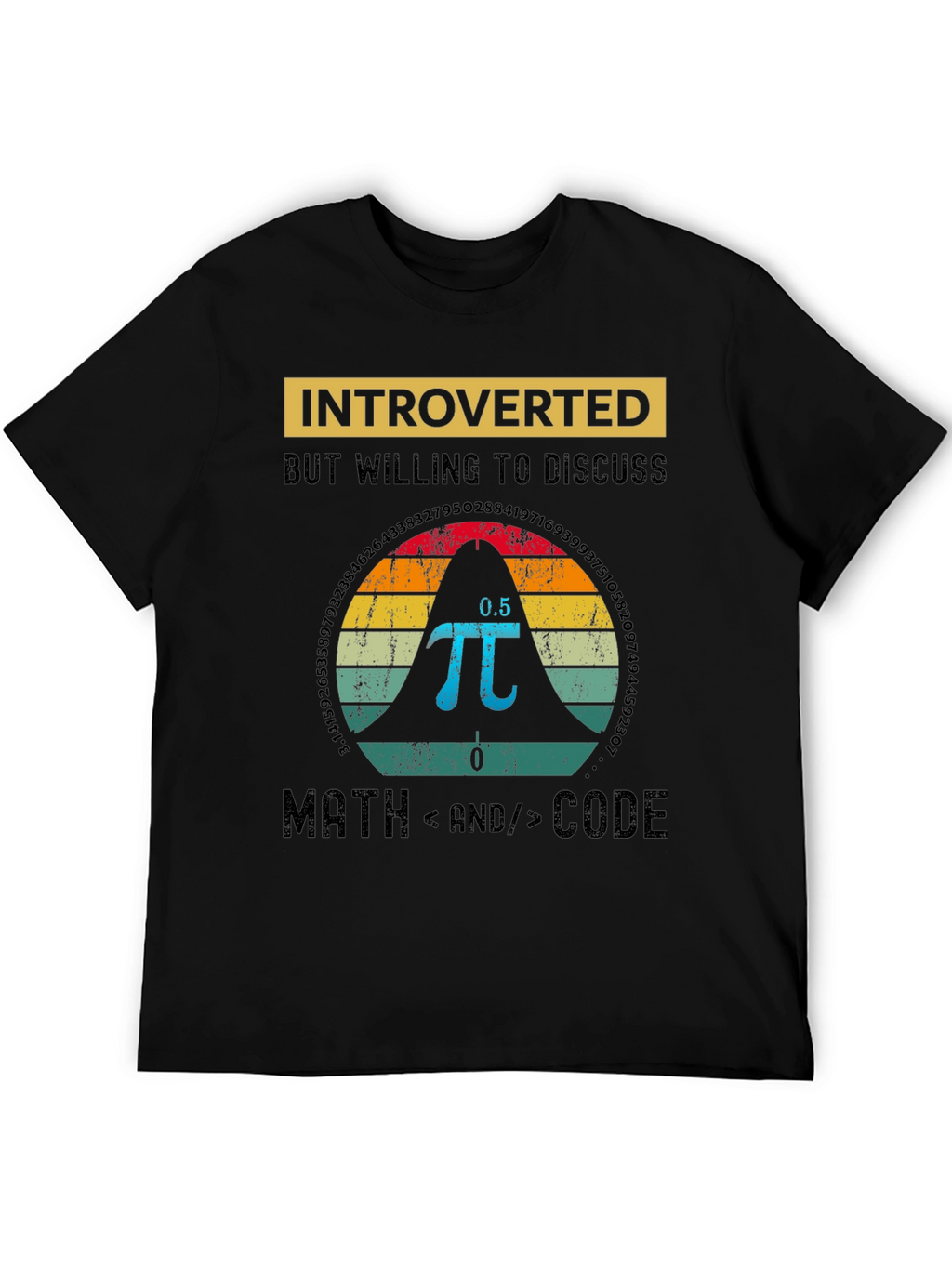 Introverted Math and Code T-Shirt