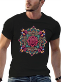 Floral Mandala T-Shirt: Unique Artistic Design