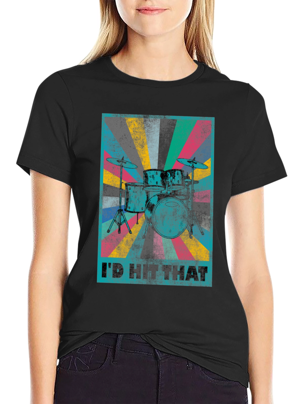 Id Hit That Drum Set T-Shirt