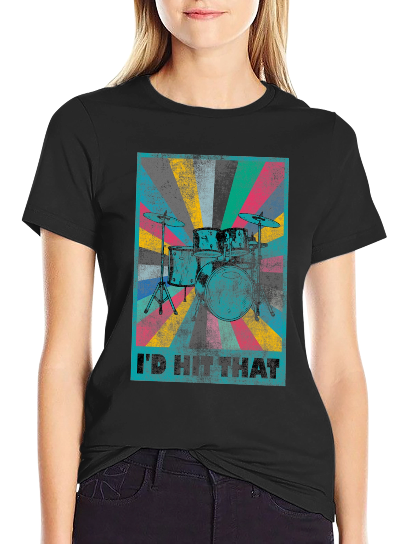 Id Hit That Drum Set T-Shirt