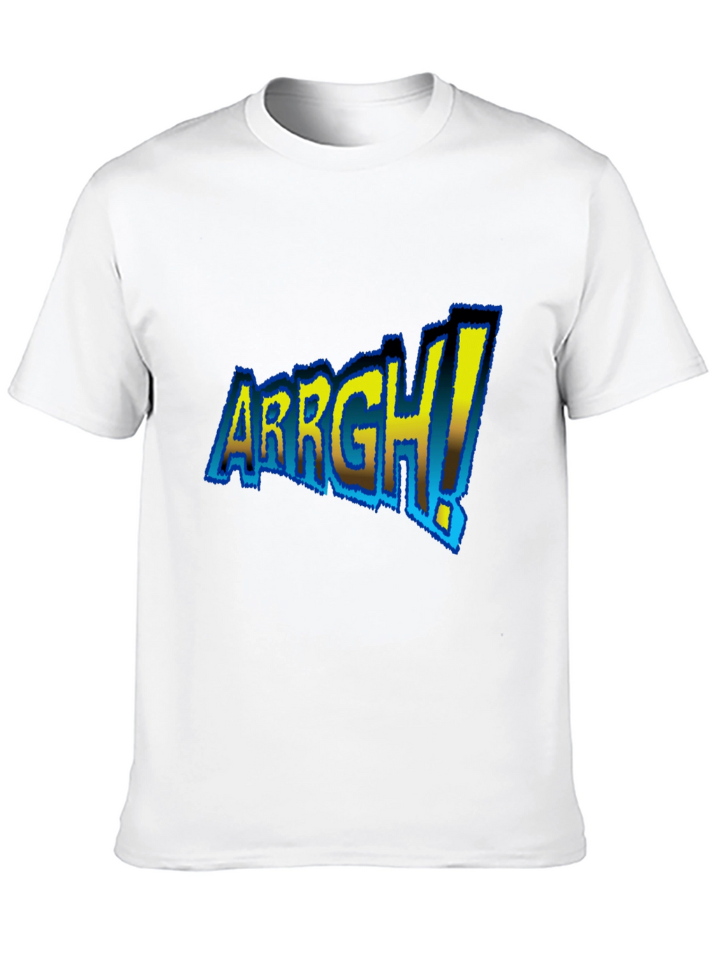 ARRGH! Graphic Tee - Black Cotton T-Shirt