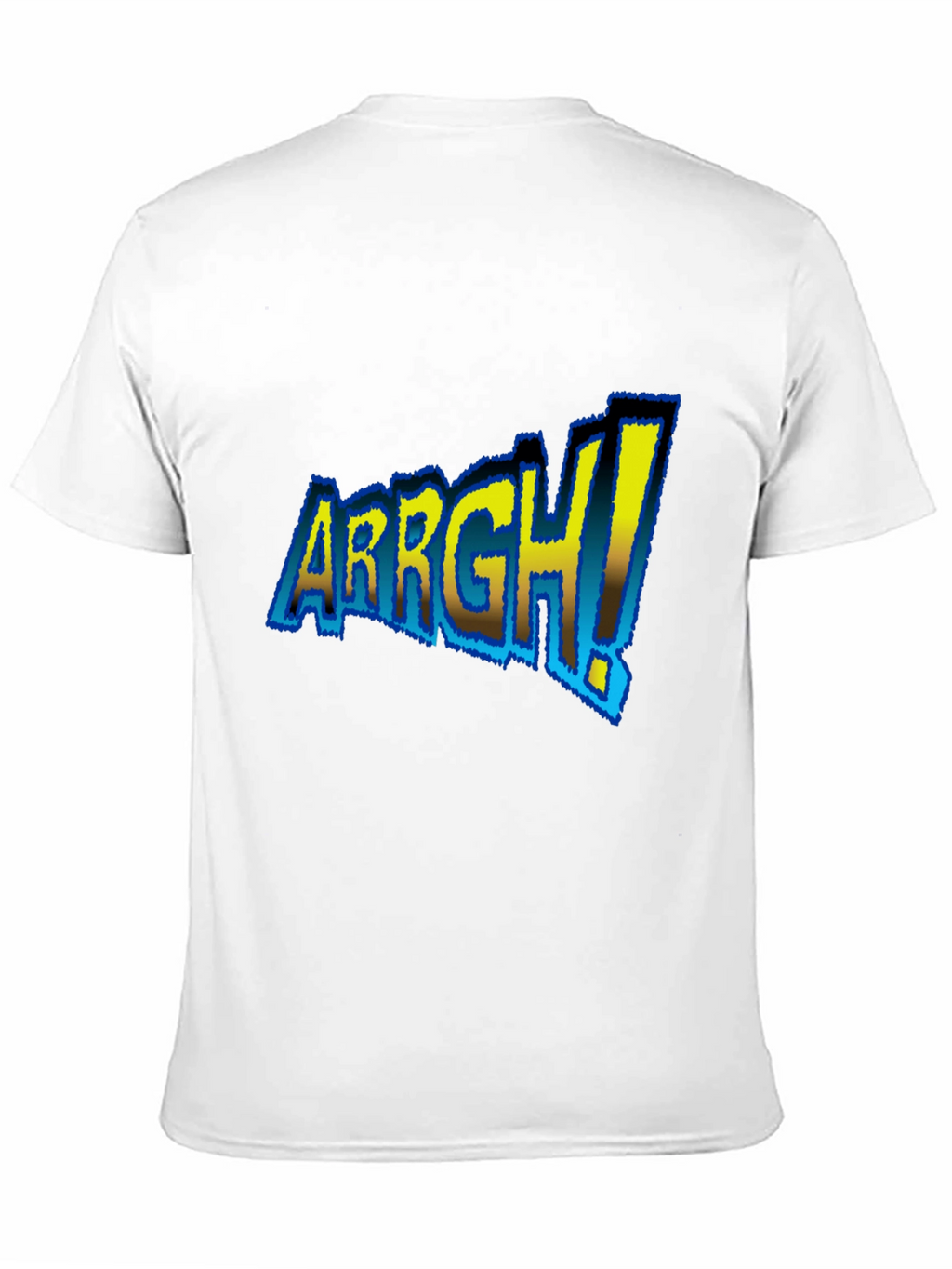 ARRGH! Graphic Tee - Black Cotton T-Shirt
