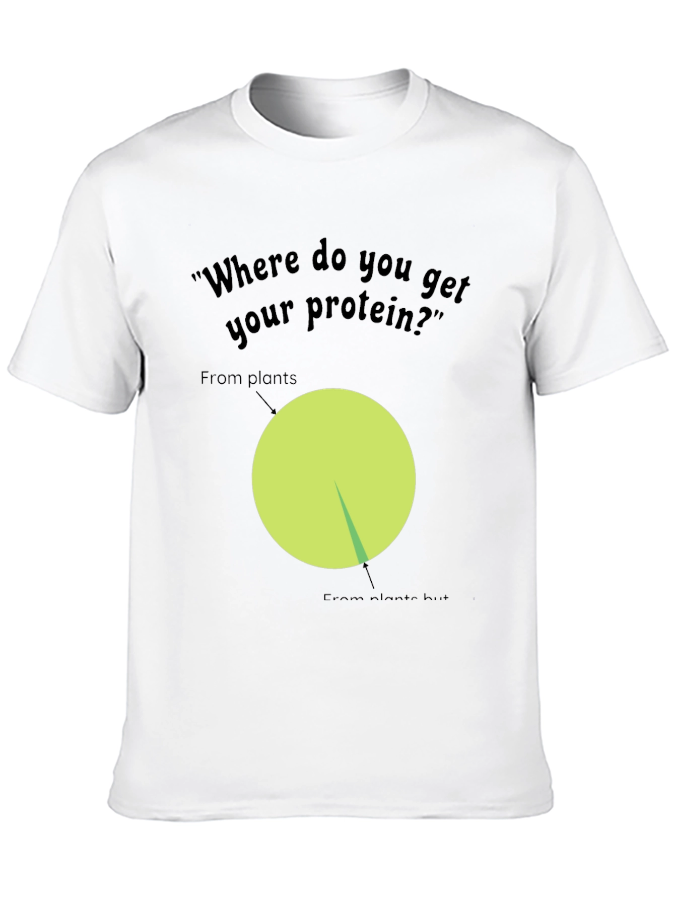 Vegan Protein Source T-Shirt Plant-Based Diet Shirt