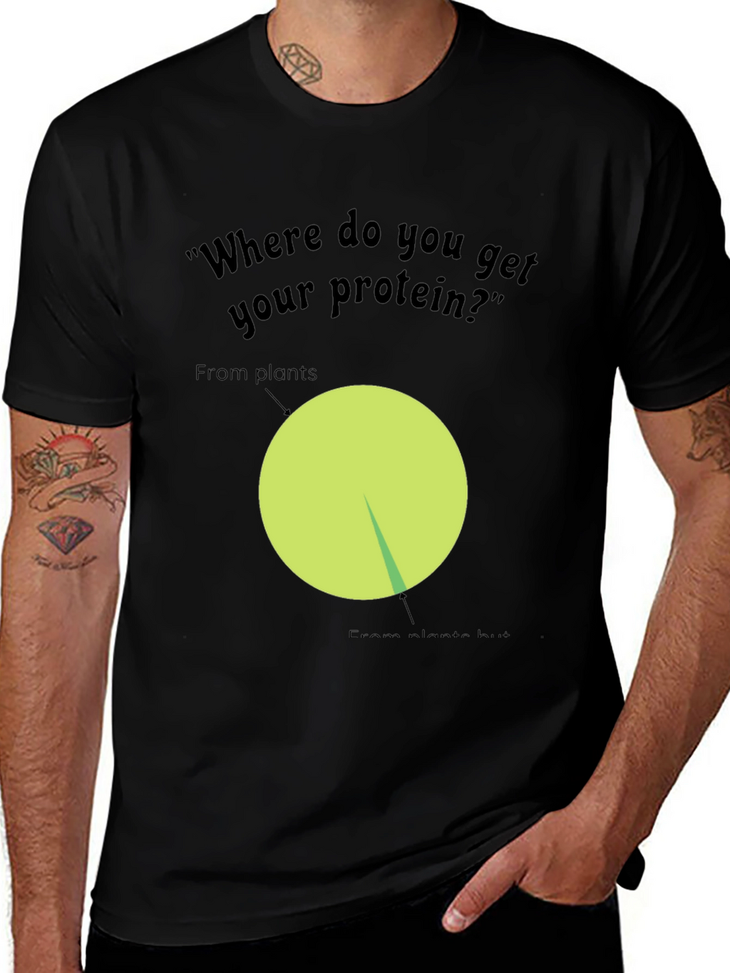 Vegan Protein Source T-Shirt Plant-Based Diet Shirt