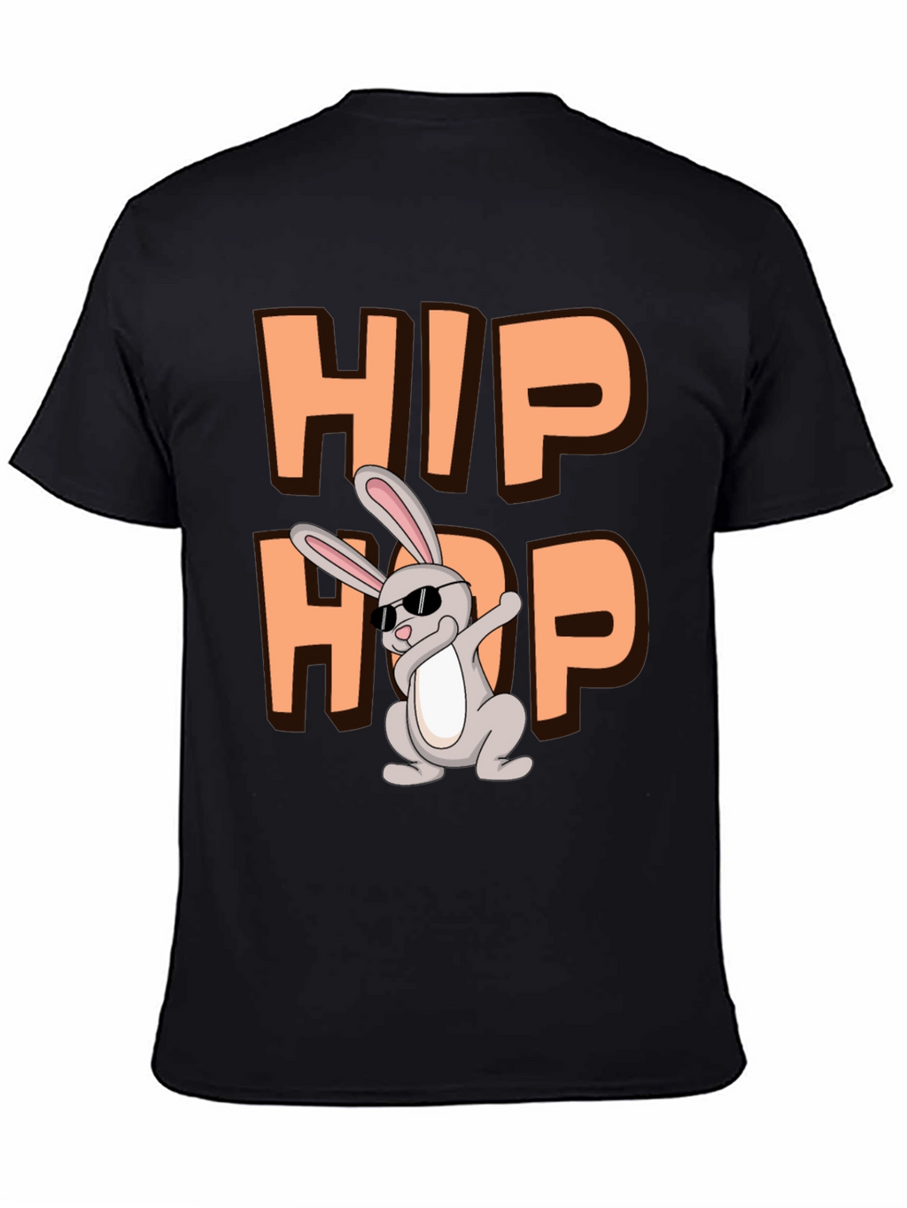 Hip Hop Bunny Graphic T-Shirt