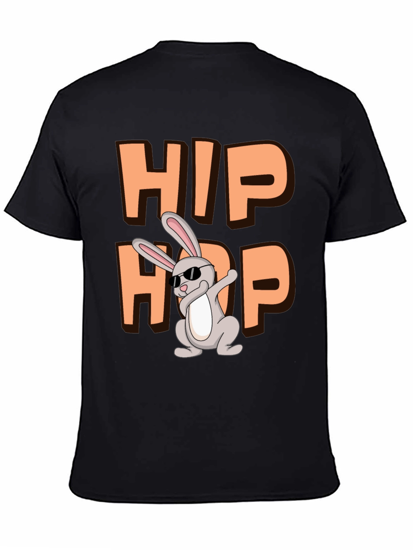 Hip Hop Bunny Graphic T-Shirt