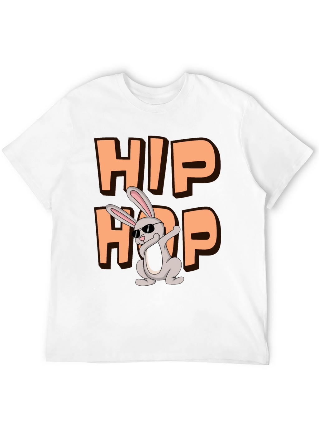 Hip Hop Bunny Graphic T-Shirt