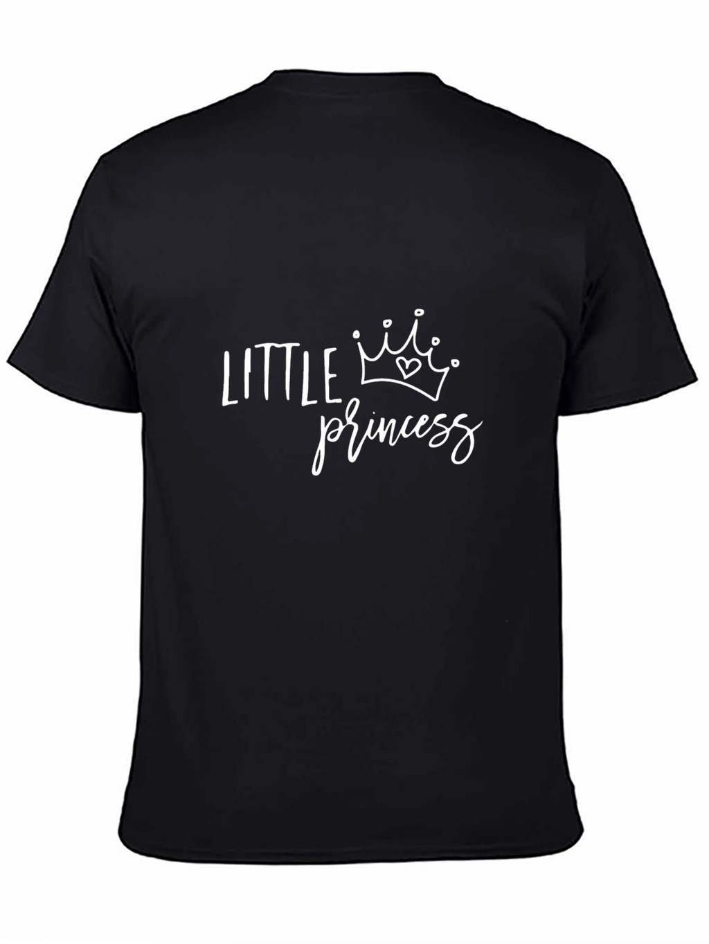 Little Princess Graphic Black T-Shirt