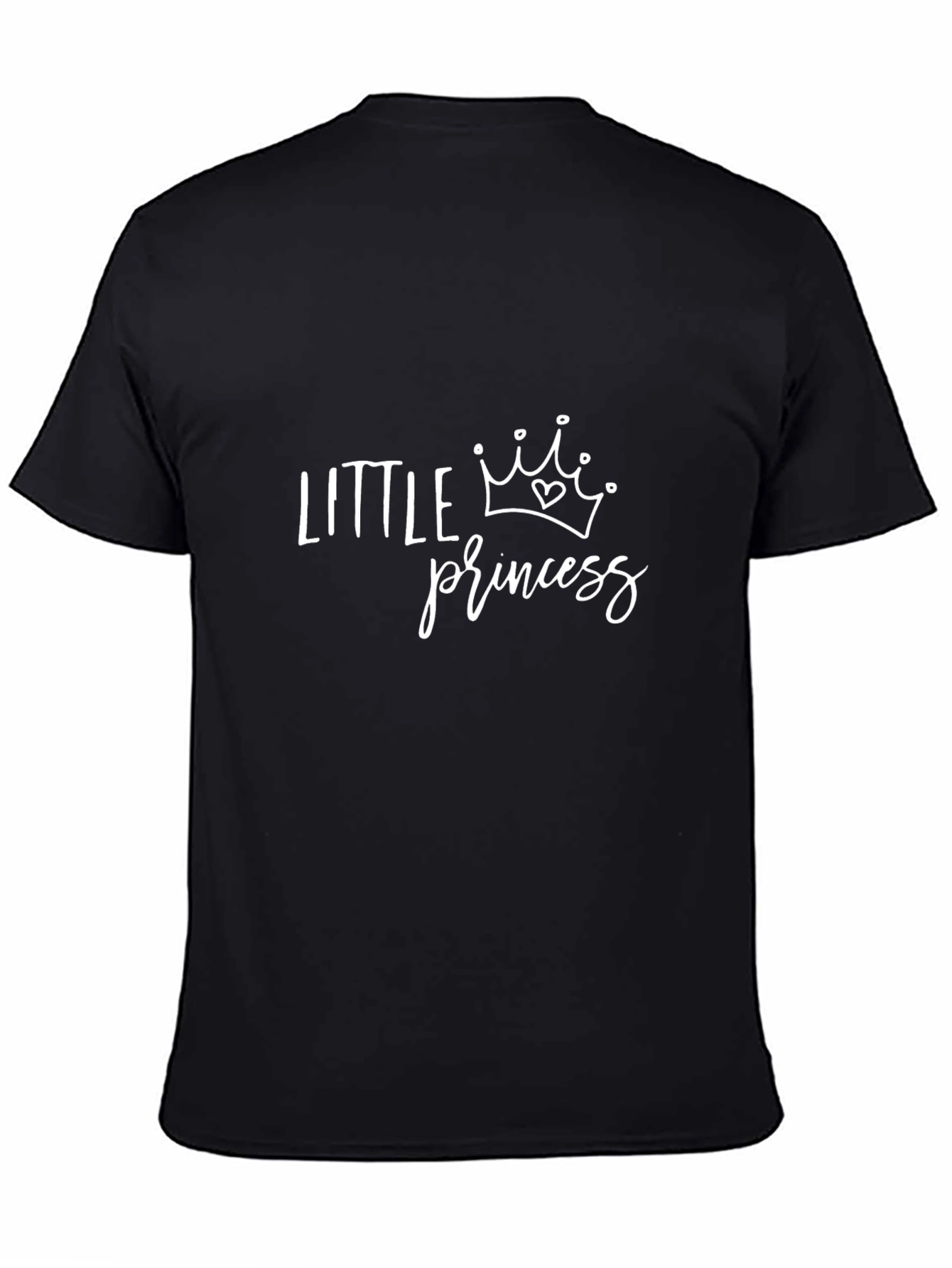 Little Princess Graphic Black T-Shirt
