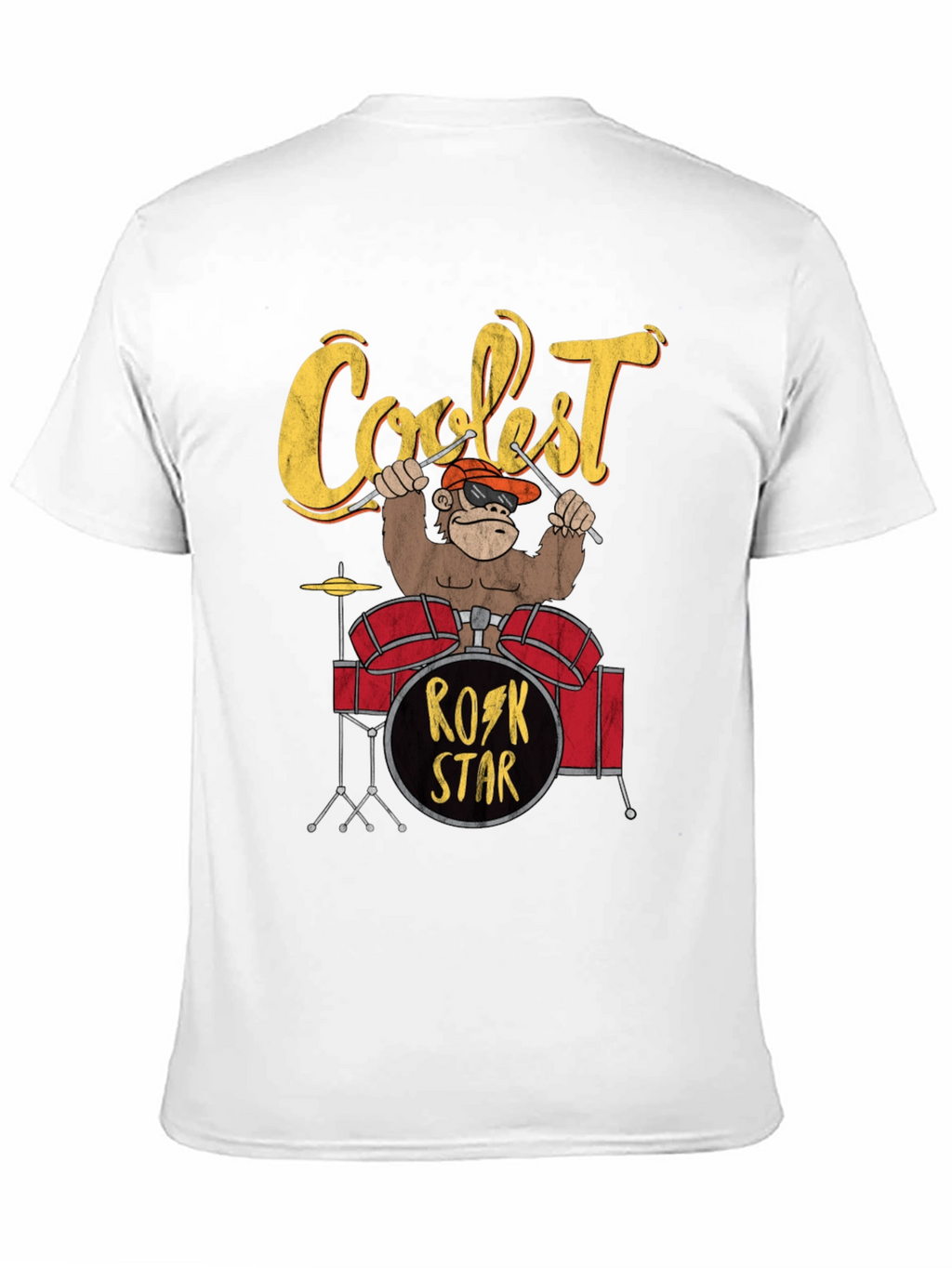 Coolest Rock Star Monkey T-Shirt