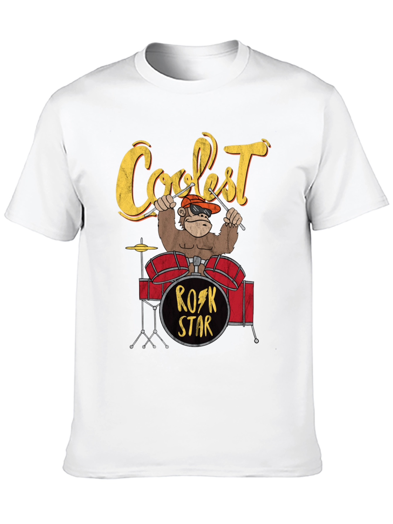 Coolest Rock Star Monkey T-Shirt