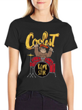 Coolest Rock Star Monkey T-Shirt