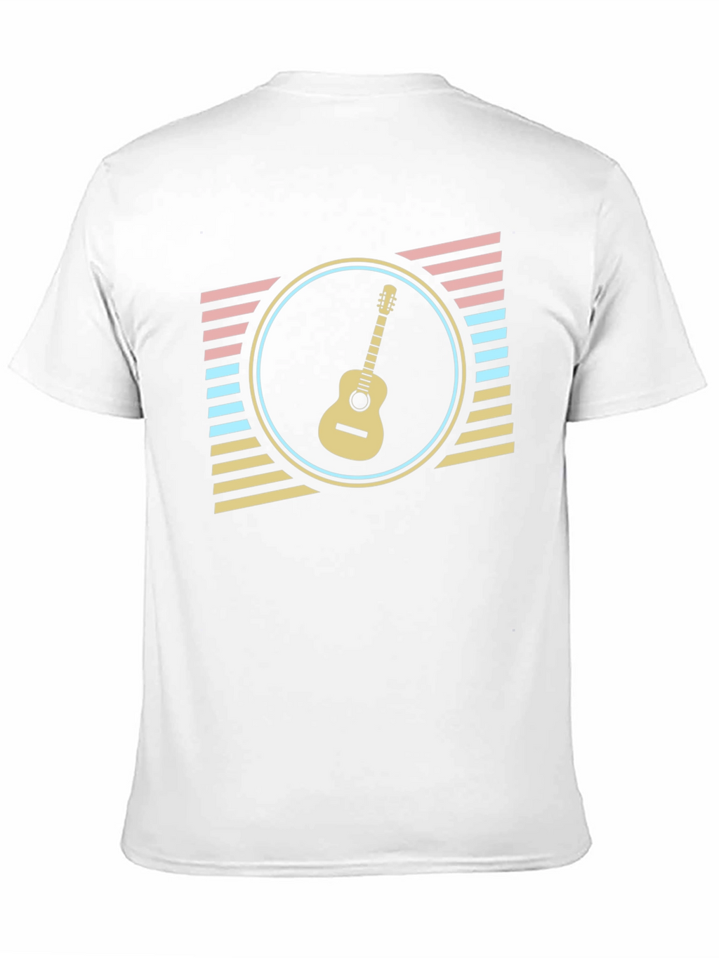 Retro Guitar T-Shirt - Music Lover Tee