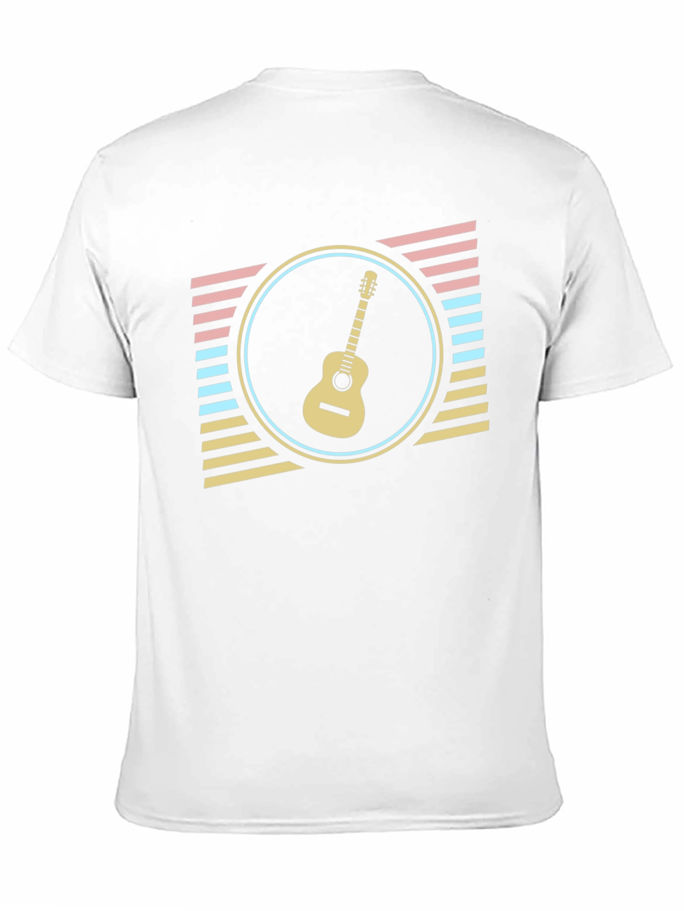 Retro Guitar T-Shirt - Music Lover Tee