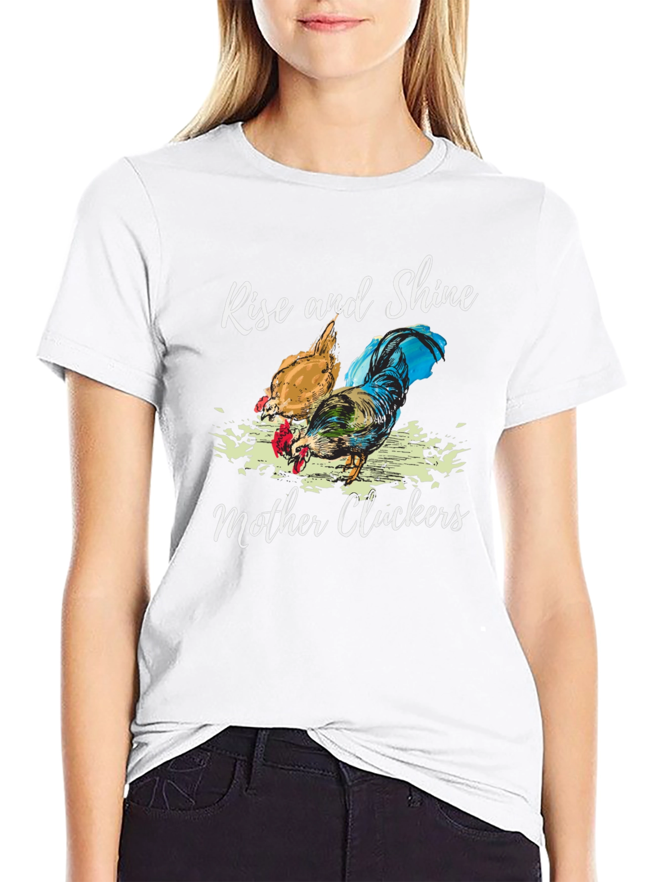 Rise and Shine Mother Cluckers Graphic Tee