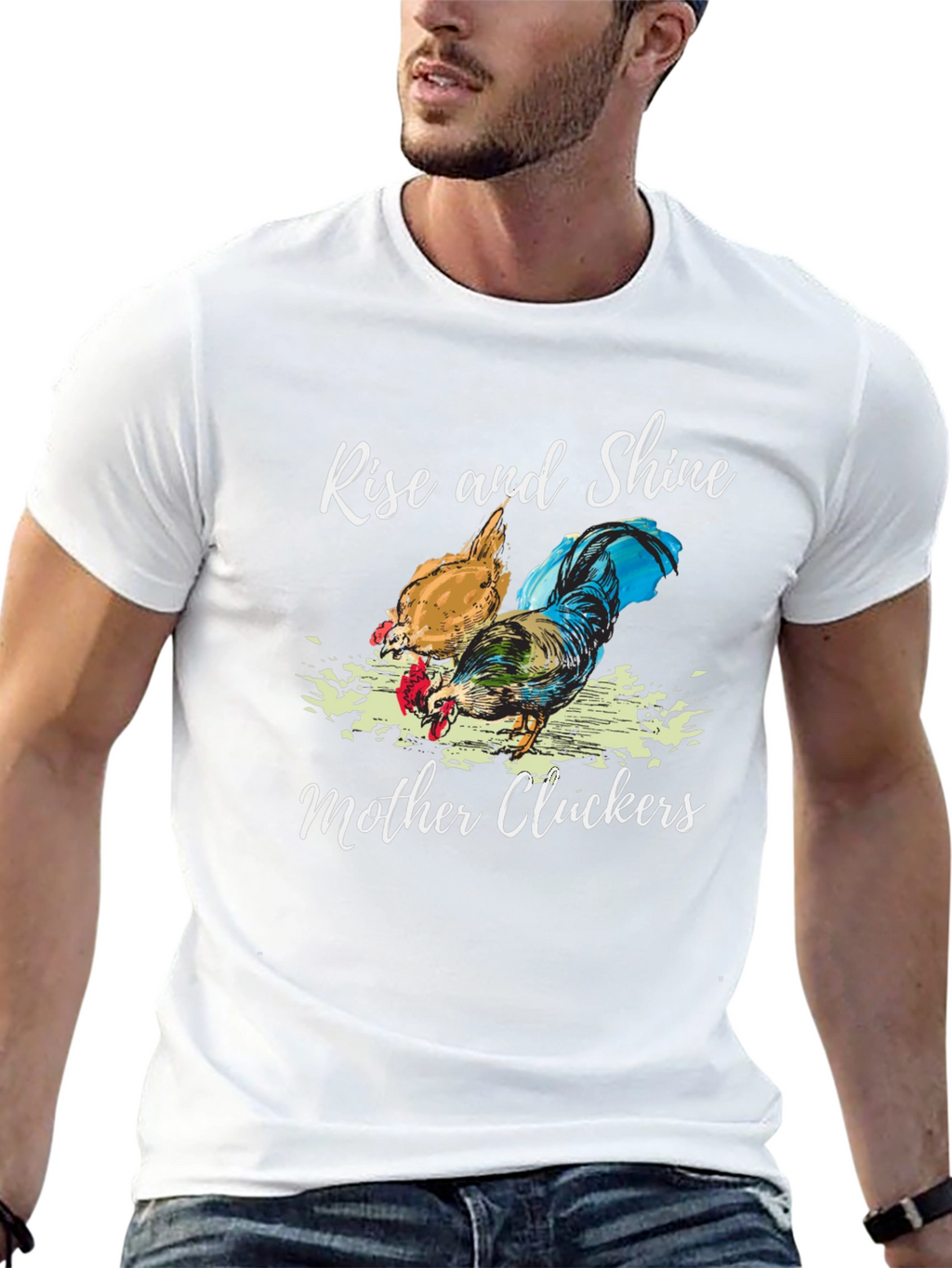Rise and Shine Mother Cluckers Graphic Tee